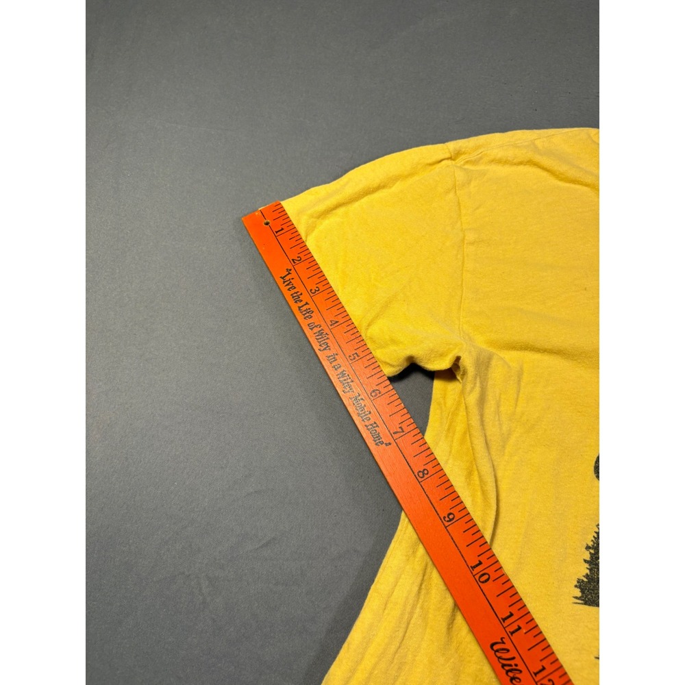 GM Chevrolet Country Roads Take Me Home Yellow Graphic Tee Shirt Medium Cotton - Picture 6 of 10